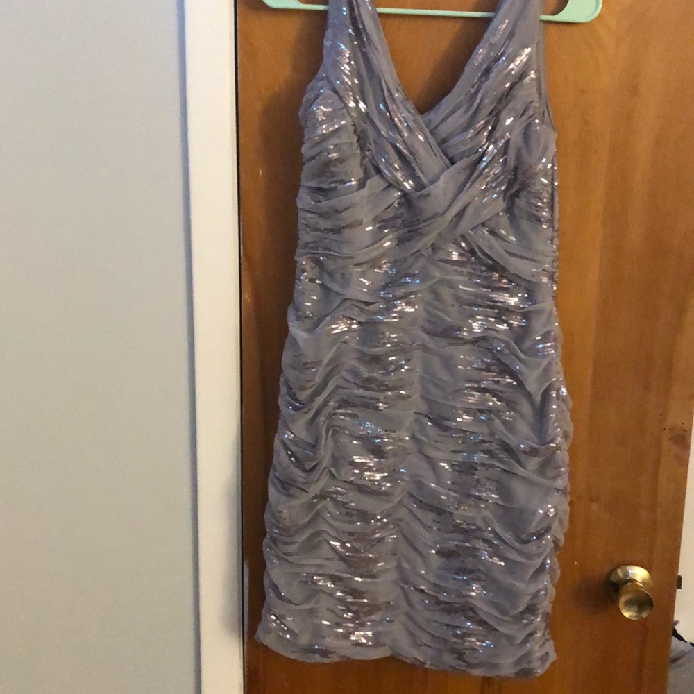 Lauren Ralph Lauren Silver Evening Dress